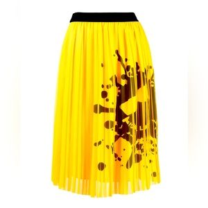 ✨NWOT ✨KARL LAGERFELD X Smiley World Midi Pleated Skirt